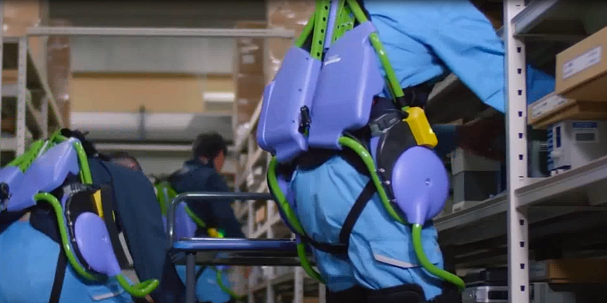 Exosuits – trajes robóticos ajudam os trabalhadores a levantar cargas pesadas