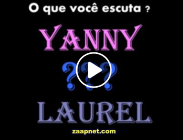 Yanny ou Laurel? O que você ouve?